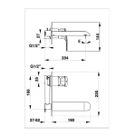 Baterija za kadu e30B crna 00373B - Slika 2