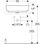 Nadgradni umivaonik Variform 500.775.01.2 (50x40) - Slika 4