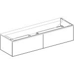 Ormarić za umivaonik Xeno2 159,5x35x47,3 500.346.01.1 - Slika 2