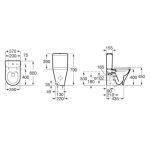 Gap Monoblok back to wall, compact, rimfree, (S/P)  A3420N7000 - Slika 2