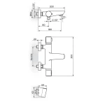 Termostatska baterija 2T33101 - Slika 2