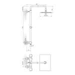 Termostatska baterija 2T37251 - Slika 2