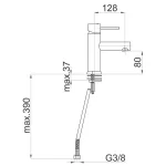 Herz Fresh – Baterija za umivaonik f11 - 00039 - Slika 2