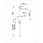 Herz Elite – Visoka baterija za umivaonik e12 - 00089 - Slika 2