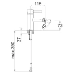 Herz Fresh – Baterija za bide f50 - 00537 - Slika 2