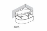 Kada Stella, Desna, Lux 154x100x62 - Slika 2