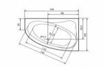 Kada Stella, Desna, Lux 154x100x62 - Slika 3