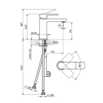 Baterija za lavabo 230101G - Slika 2