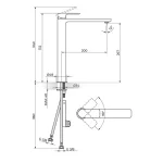 Baterija za lavabo XL 230501B - Slika 2
