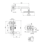 S/2 baterija za tuš kadu 231705 - Slika 2