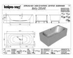 Kada Betty 200x90 ugradna 565400 - Slika 2