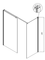 Tuš kabina WIN 140X80 -UNI B/1 CALYPSO 517670 - Slika 4