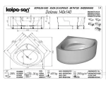 Kada Dolores 140x140 ugradna 565280 - Slika 2