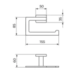 Držač WC papira QUADRO JQ909 - Slika 2