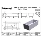 Elektra 180x80 ugradna 739130 - Slika 2