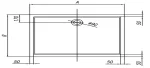 Tuš kada Flamenco 180x80 ugradna 782180 - Slika 4