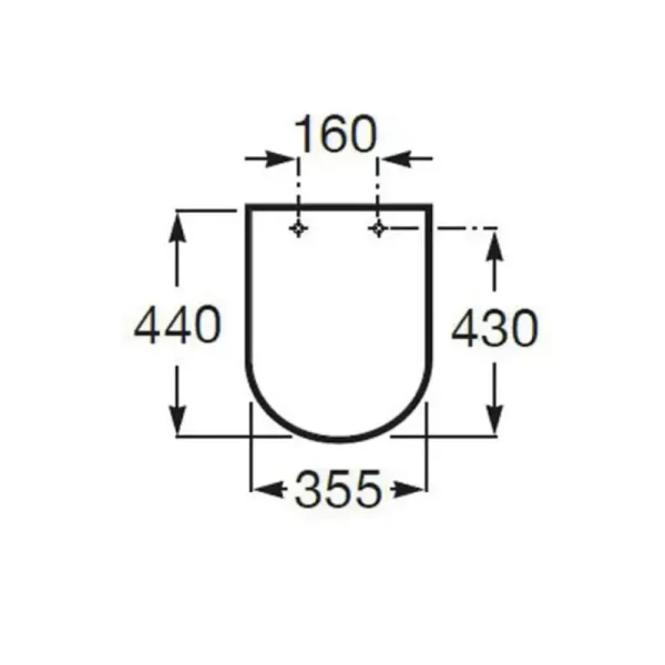 Meridian/Nexo/GapRound Wc daska slim – A801C4200U - Slika 2