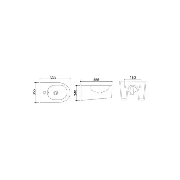 Konzolni bide HAVANA WSW7201 - Slika 2