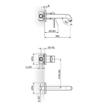 Baterija za lavabo MISTIQUE JM31401 - Slika 2