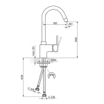 Baterija za tuš kadu MISTIQUE JM38101 - Slika 2