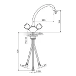 Baterija za sudoperu KLASIK FUMME KF26101 - Slika 2