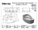 Kada Libretto-D 170x110 ugradna 565250 - Slika 2