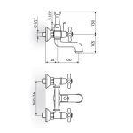 Baterija za kadu NB12101 - Slika 2