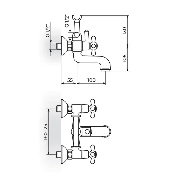 Baterija za kadu NB12101 - Slika 2