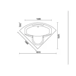 Kada Talija, Lux 130x130 - Slika 4