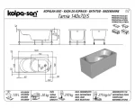 Tamia 140x70/S sedeća UGRADNA 752940 - Slika 2