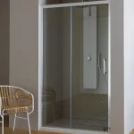 Tuš vrata PULSAR 100/K-L silver 512990
