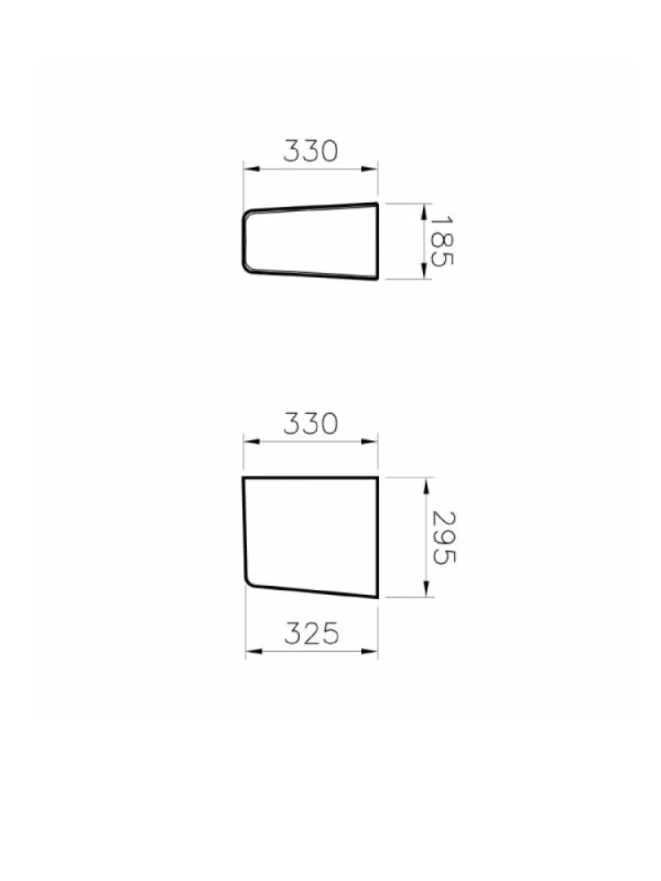 Polustub S20 za umivaonik - 5281L003-7201 - Slika 2