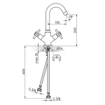 Baterija za lavabo XO XO30101 - Slika 2