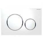 Sigma 20 Tipka Geberit bela/sjajna hrom/bela – 115.882.KJ.1
