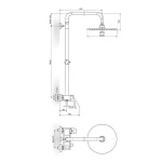 Baterija za tuš kadu STOLZ 137251W - Slika 2