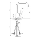 Baterija za sudoperu STOLZ 138203W - Slika 2