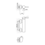 Baterija za tuš kadu ZERRO JZ37101 - Slika 2