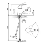 Baterija za bide KING J391001 - Slika 2