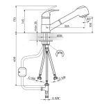 Baterija za sudoperu KING J385001 - Slika 2