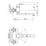 Baterija za sudoperu i lavabo PERLA JP321020 - Slika 2