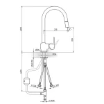 Baterija za sudoperu CUBO JC38603 - Slika 2