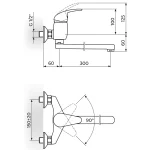 Baterija za sudoperu, lavabo KING J321030 - Slika 2