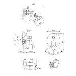 Baterija za tuš kadu SMART JA317001 - Slika 2