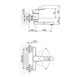 Baterija za sudoperu, lavabo SMART JA321001 - Slika 2