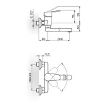 Baterija za sudoperu, lavabo SMART JA321002 - Slika 2