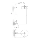 Baterija za tuš kadu SMART JA371251 - Slika 2