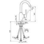 Baterija za lavabo B 2 JB30303 - Slika 2