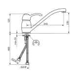 Baterija za sudoperu JAFFAR JF38101 - Slika 2
