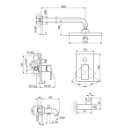 Baterija za tuš kadu QUADRO JQ31701 - Slika 2
