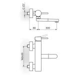 Baterija za sudoperu, lavabo ZERRO JZ32130 - Slika 2